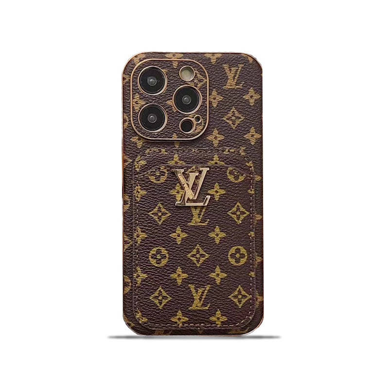 Classic Monogram iPhone Case With Card Holder -Small printing-CHD231124-GTOCASE