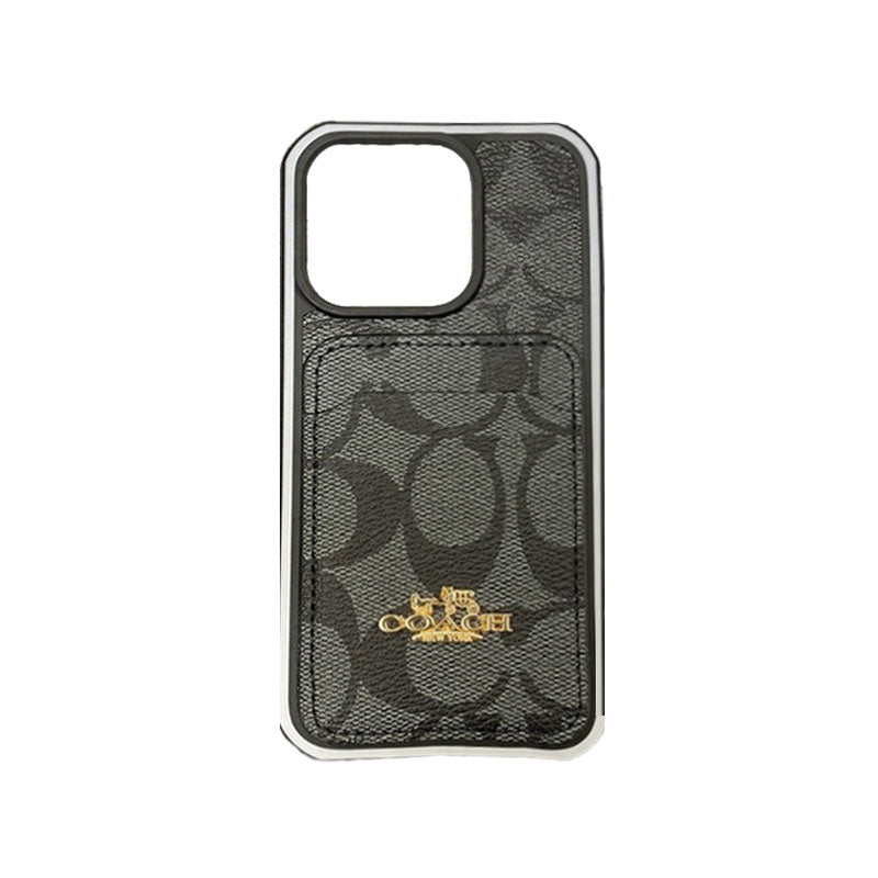 CH iPhone Case With Card Holder Coffee -KB241416-GTOCASE