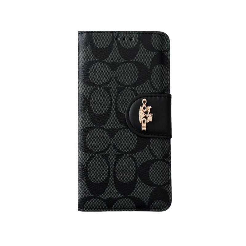 CH iPhone Case Leather Flip Case with Card Holder Brown-PTK241622-GTOCASE
