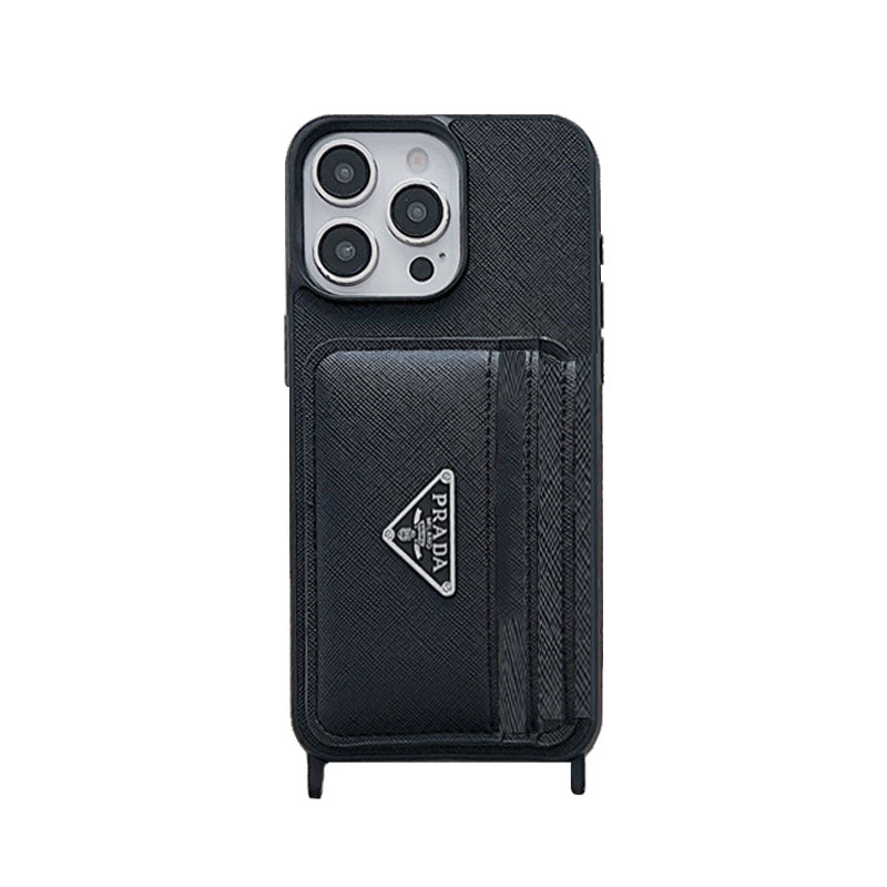 PR Case With Card Holder For iPhone White-XFK241537-GTOCASE