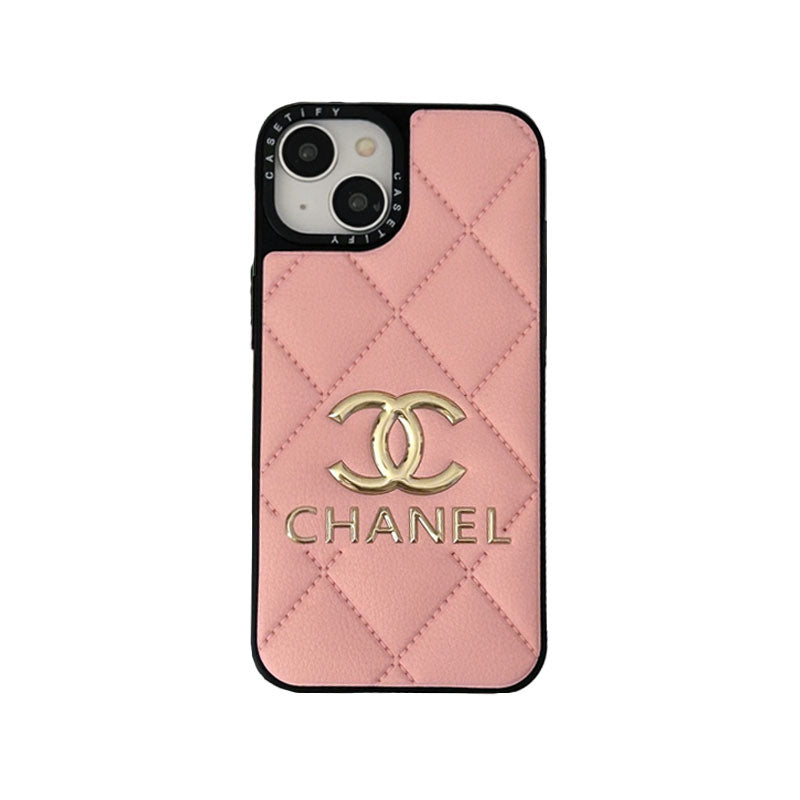 Leather CC iPhone Case Black-JB240320-GTOCASE