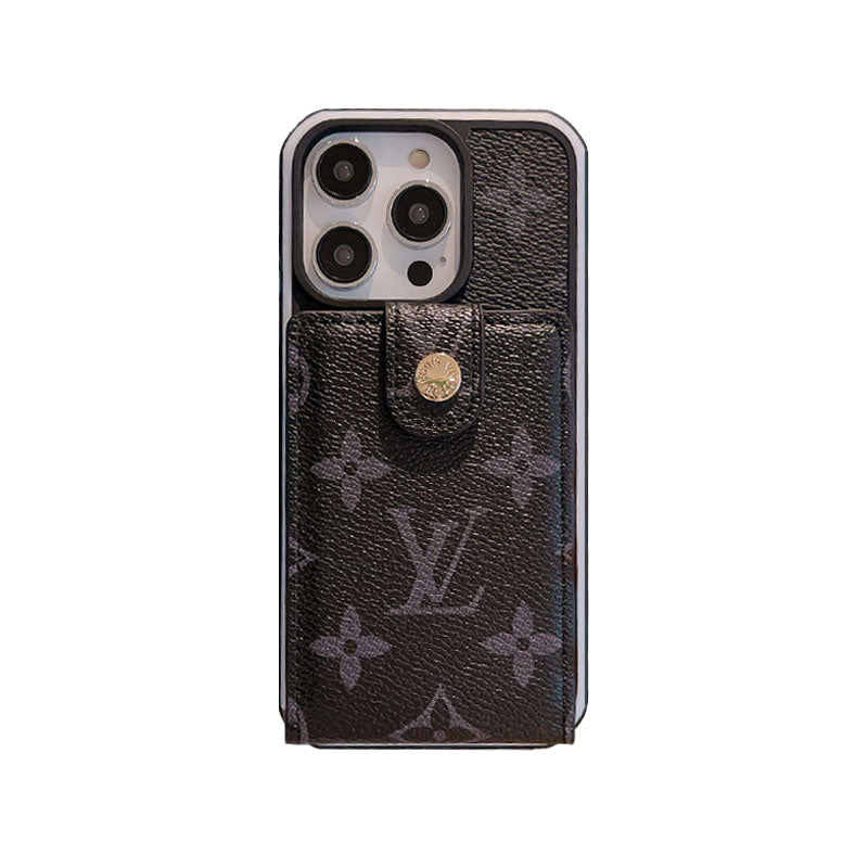Monogram iPhone Case With Purse Brown -SW240329-GTOCASE