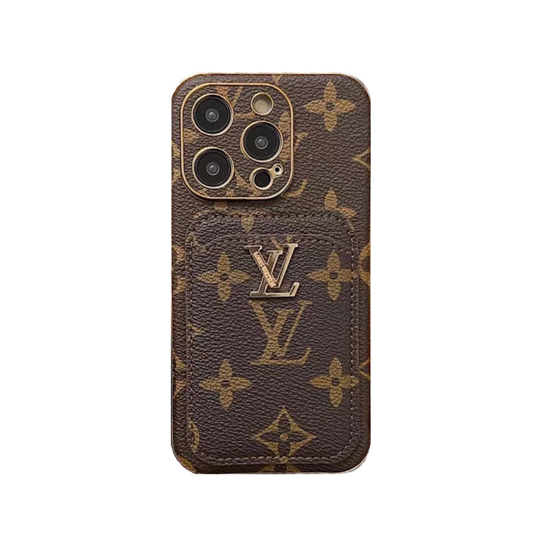Classic Monogram iPhone Case With Card Holder -Small printing-CHD231124-GTOCASE