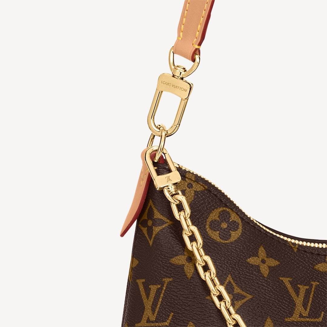 LV Luxury Element Monogram Handbag with Gold Chain Strap - Ultimate Luxury Must-Have Yellow Horn LV02