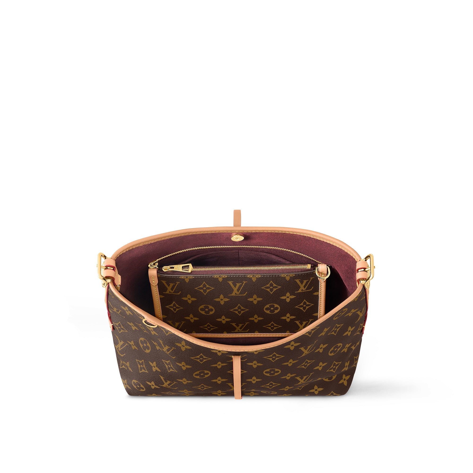 LV Luxury Element CarryAll Small Shoulder Bag: Iconic Monogram Canvas & Leather Trim for Effortless Urban Chic LV03