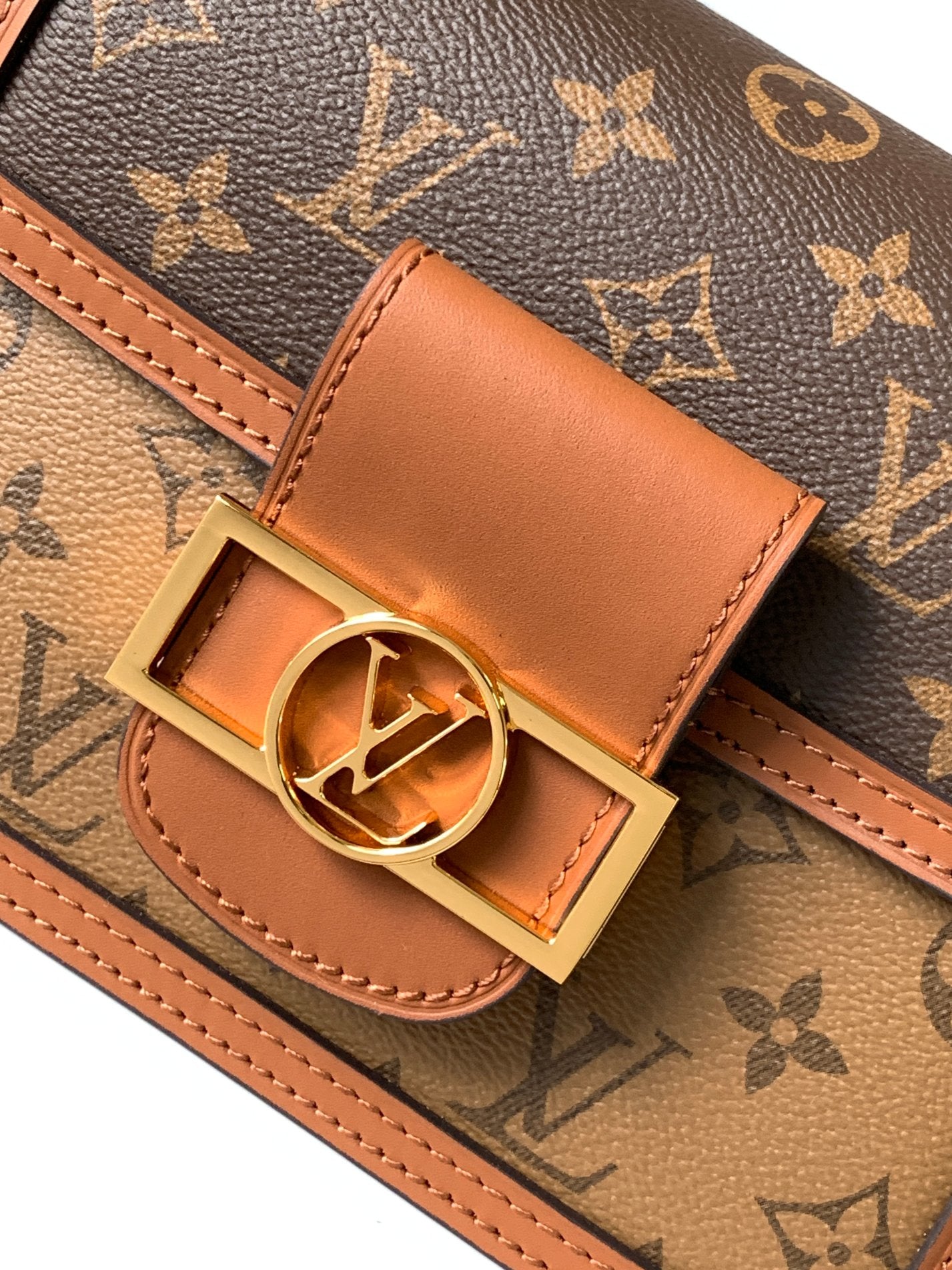 LV Luxury Element Exquisite Mini Handbag in Premium First-Layer Leather, LV006