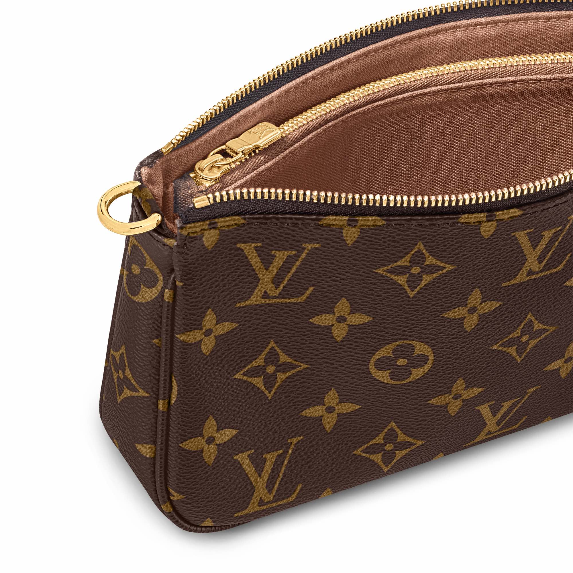 LV Luxury Element Compact Elegant Canvas Shoulder Bag with Detachable Strap LV008