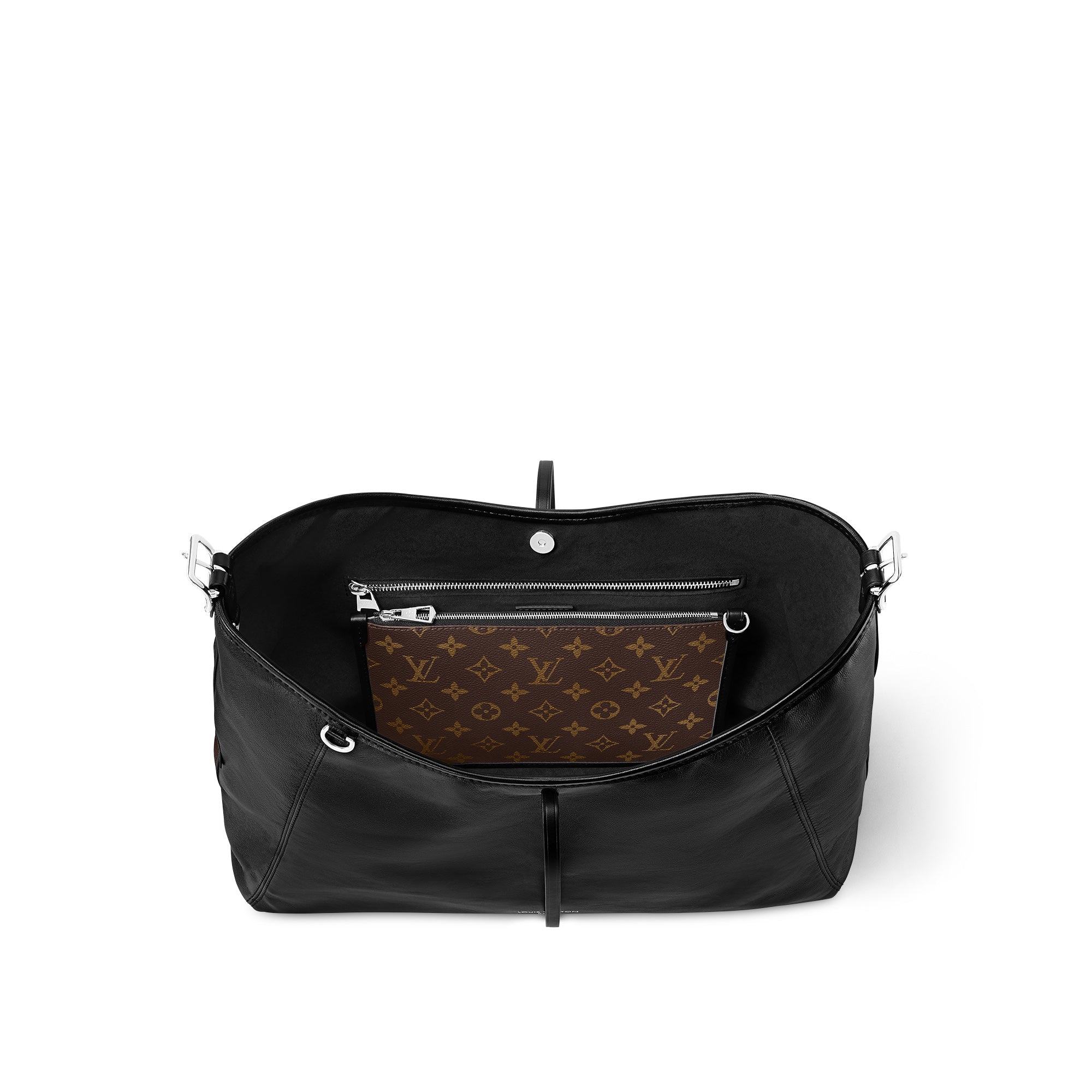 LV Luxury Element CarryAll Cargo Medium Handbag Soft Lambskin: Spacious and Stylish for Everyday Elegance LV019