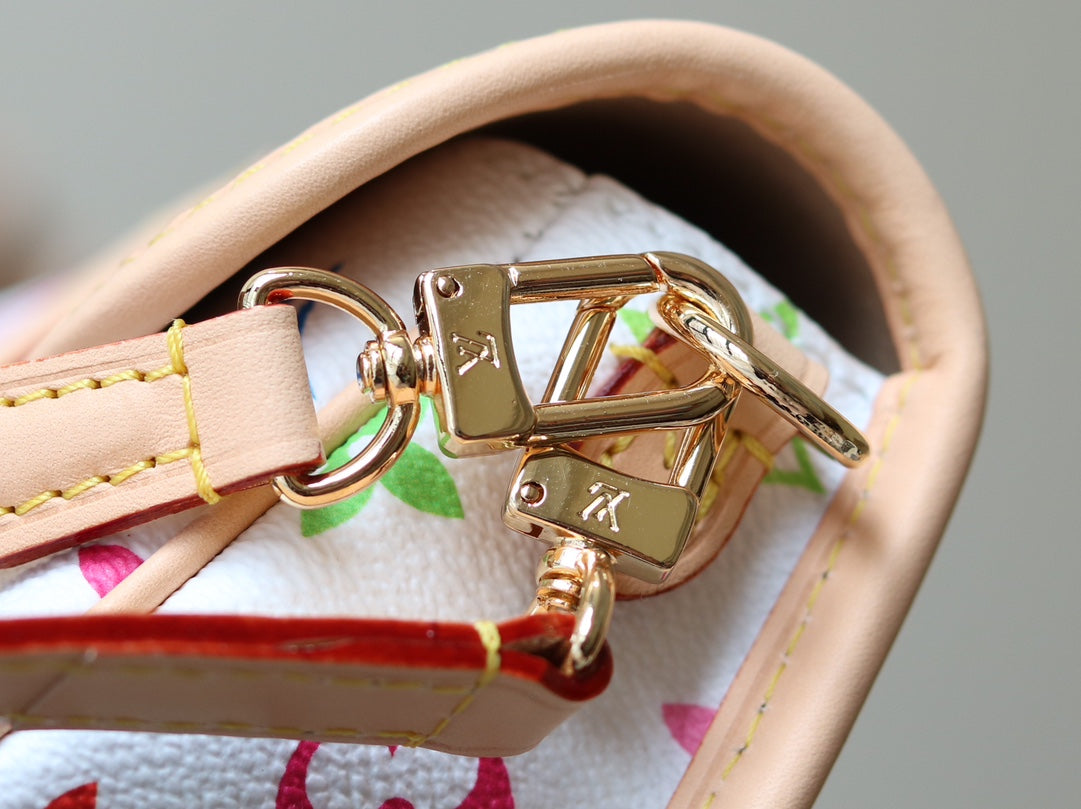 LV Luxury Element Nano Diane Mini Handbag: Chic Design with Detachable Strap and Multiple Carry Options LV021