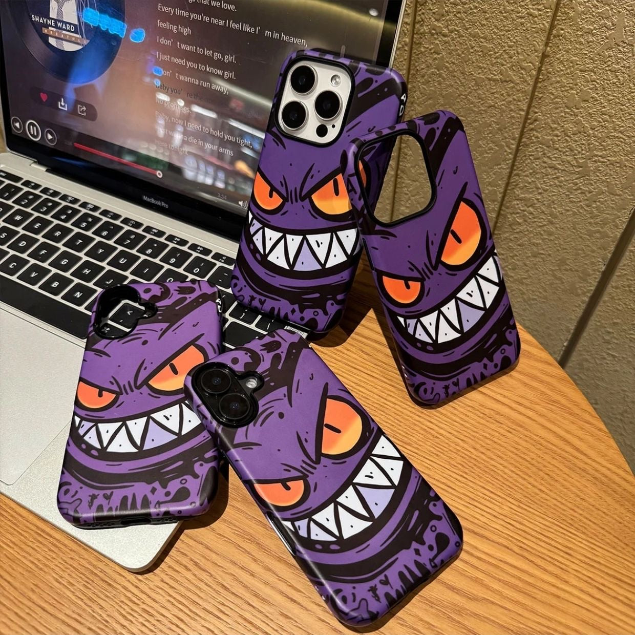 Fashion Gengar iPhone Case👻💨