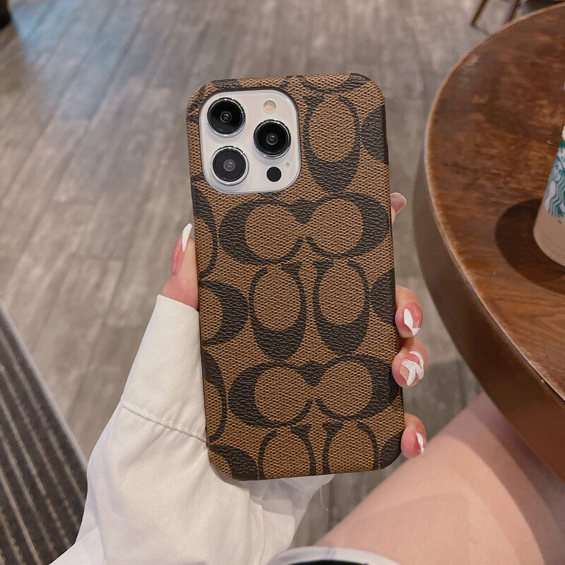 Classic CH iPhone Case Brown -JDK241426-GTOCASE