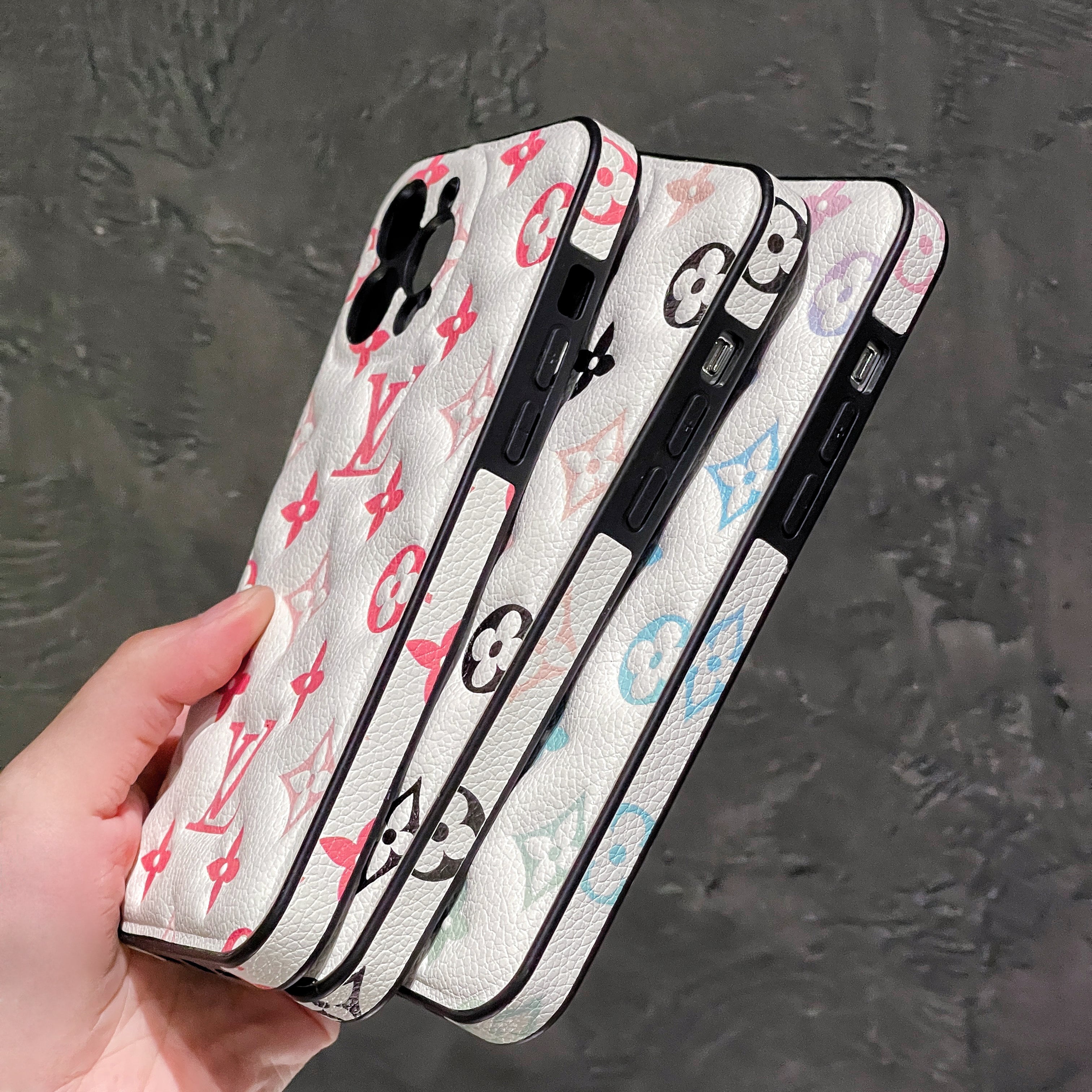 Monogram iPhone Case -Blue-QB2411830-GTOCASE