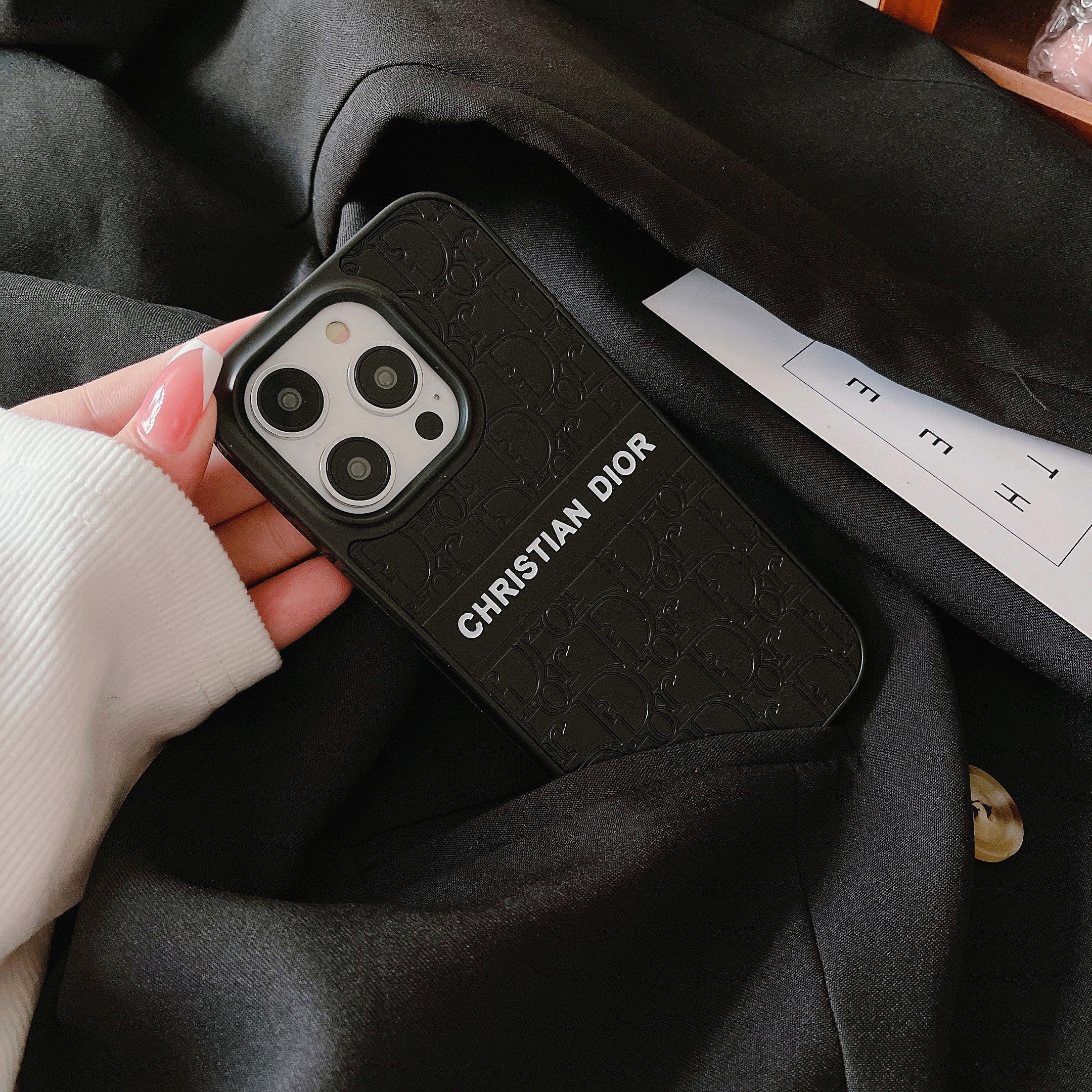 CD iPhone Case Black-DKB231211-GTOCASE