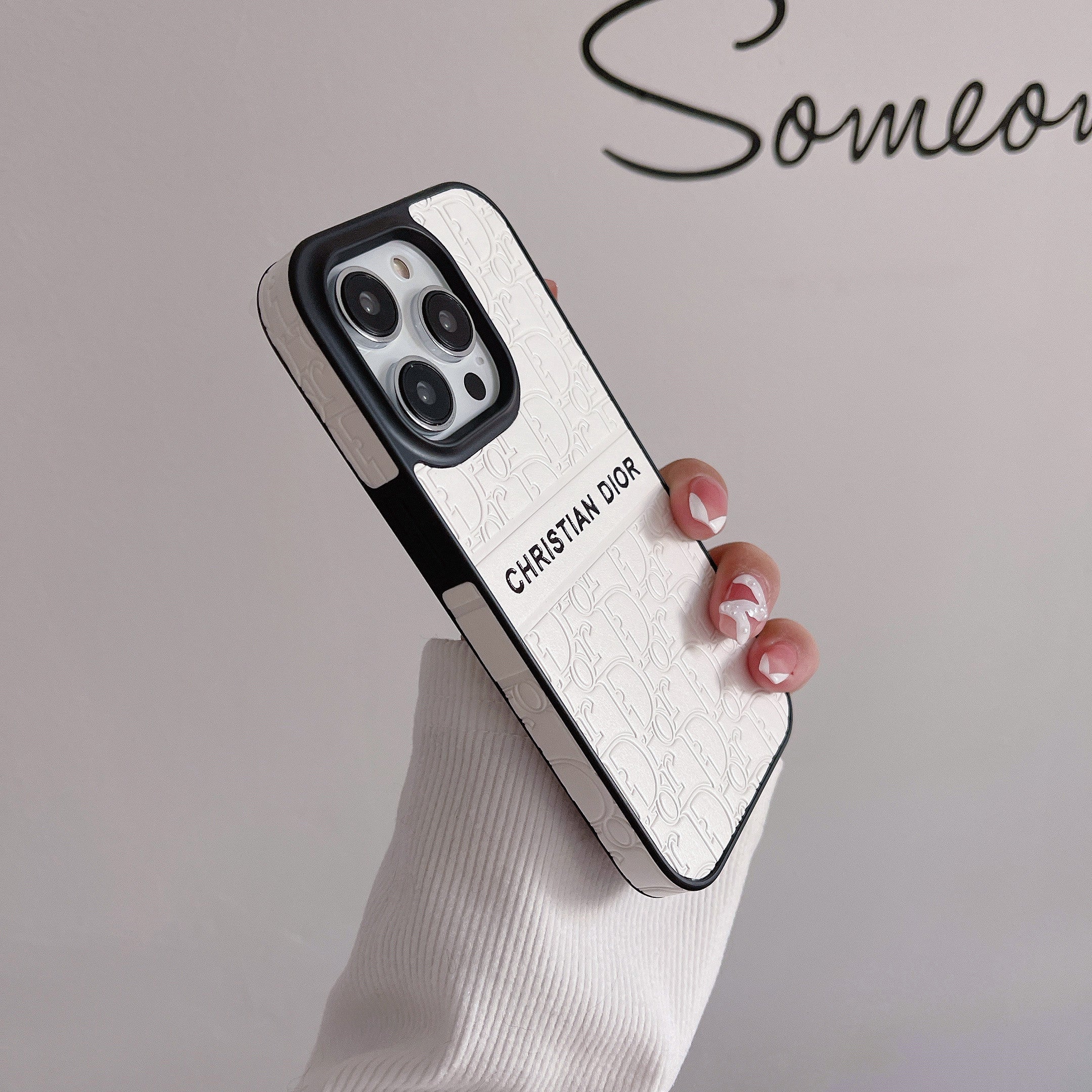 CD iPhone Case White-DKB231211-GTOCASE