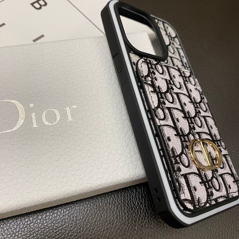 CD iPhone Case With Card Holder Blue -LB240513-GTOCASE