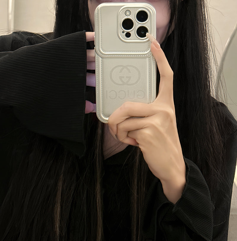 GG iPhone Case Silver Big Printing-PG240330-GTOCASE