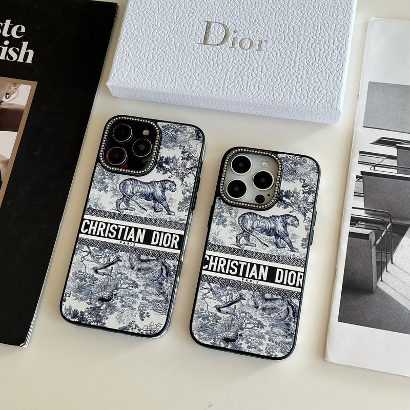 Leather CD iPhone Case-LH231227-GTOCASE