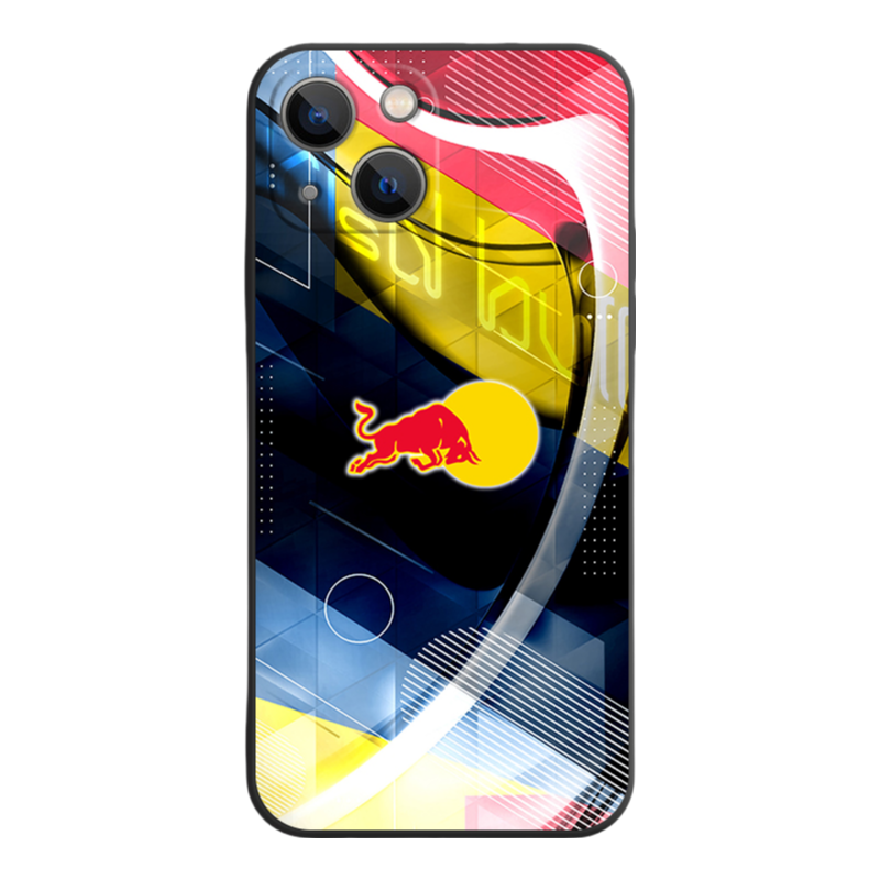 Red Bull iPhone 16 Pro Max Case - Liquid Silicone, Full Camera Protection, Stylish Black Trim E/F/G/H