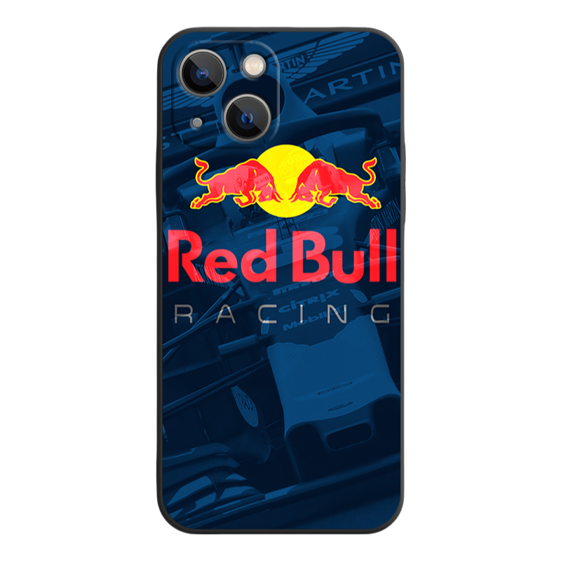 Red Bull iPhone 16 Pro Max Case - Liquid Silicone, Full Camera Protection, Sleek Black Edge I/J/K/L