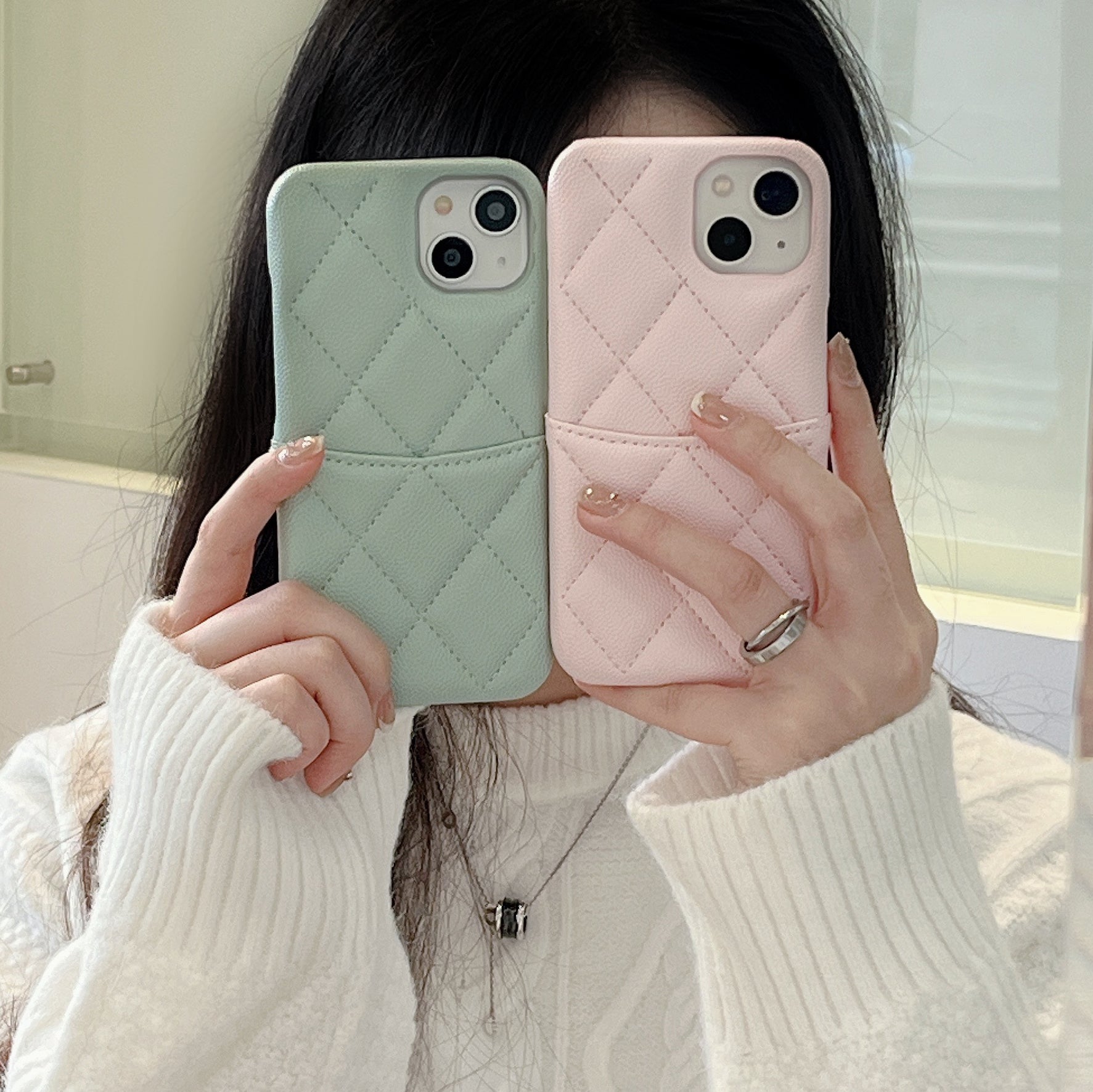 CC Phone Case With Card Holder For iPhone- AMJ240706-GTOCASE