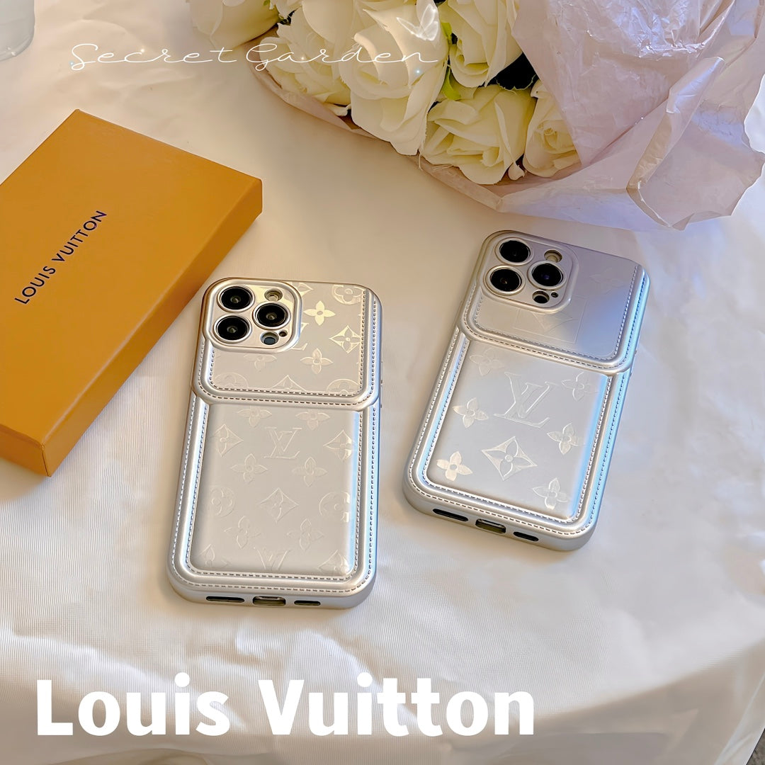 Silver Monogram iPhone Case -Small printing-SYH231201-GTOCASE