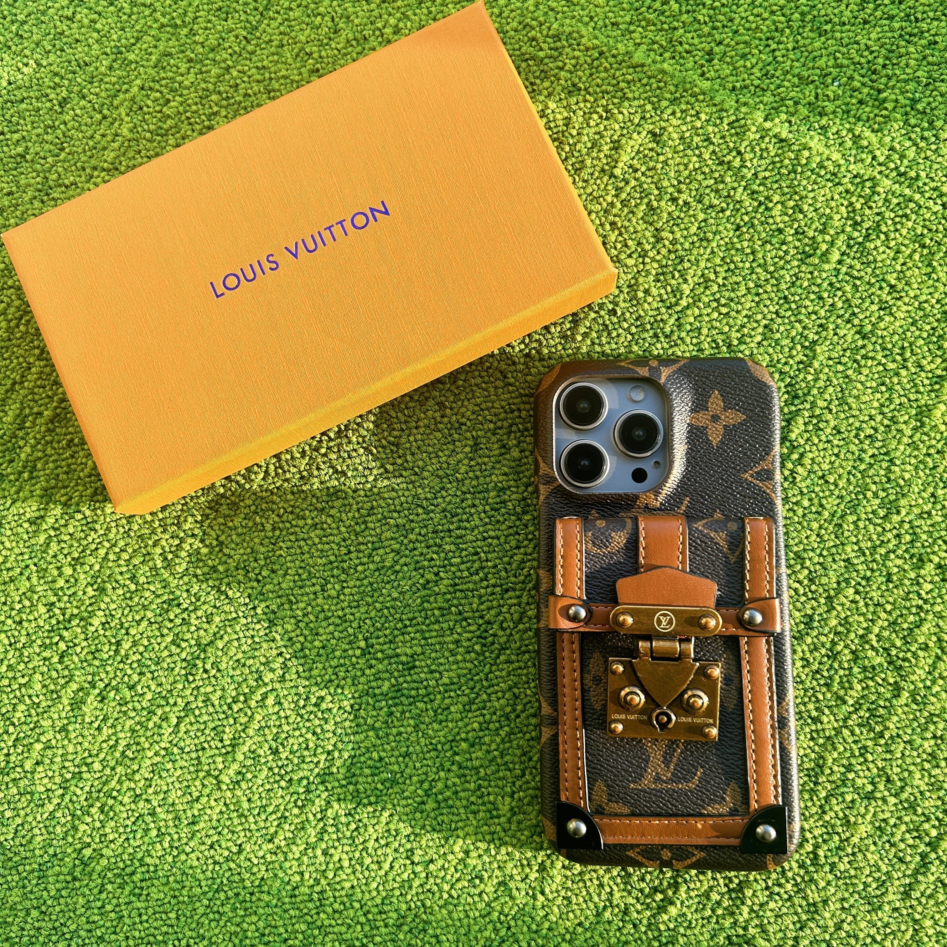 Handmade LV phone cases punk style