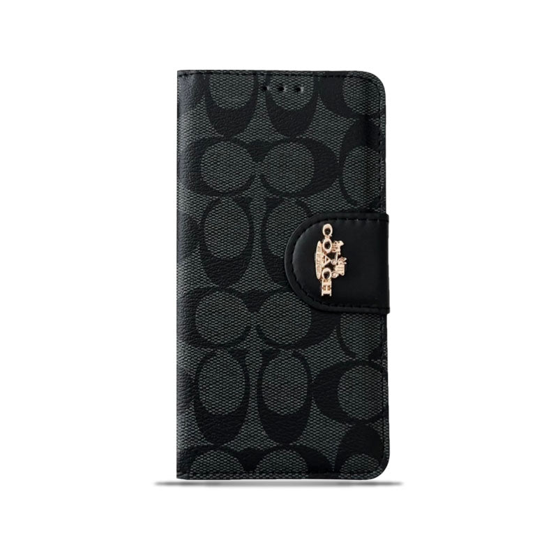 CH  iPhone Case  Leather Flip Case with Card Holder Black-PTK241622-GTOCASE