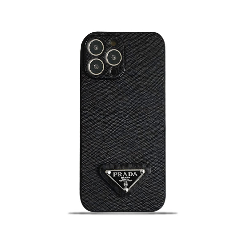 PR iPhone Case Leather Black-QB240513-GTOCASE