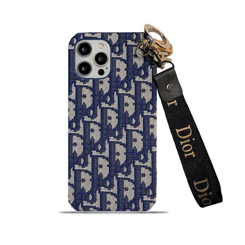 CD iPhone Case With Strap Blue-GS240315-GTOCASE