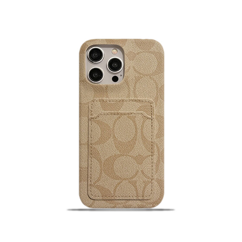 Classic CH   iPhone Case With Card Holder White -JQB240330-GTOCASE