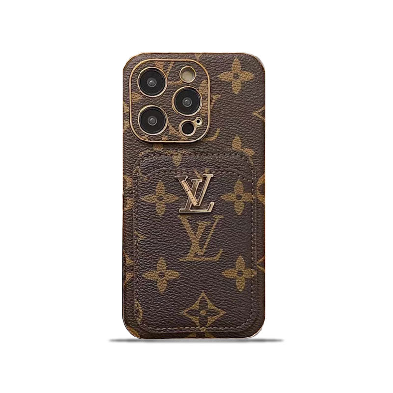 Classic Monogram iPhone Case With Card Holder -Big printing-CHD231124-GTOCASE