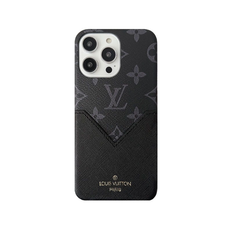 Monogram iPhone Case With Pouch Brown Printing -KB240329-GTOCASE