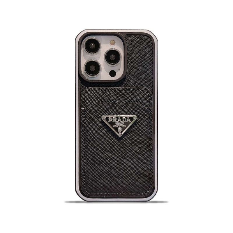PR iPhone Case With Card Holder Black -PZ240403-GTOCASE