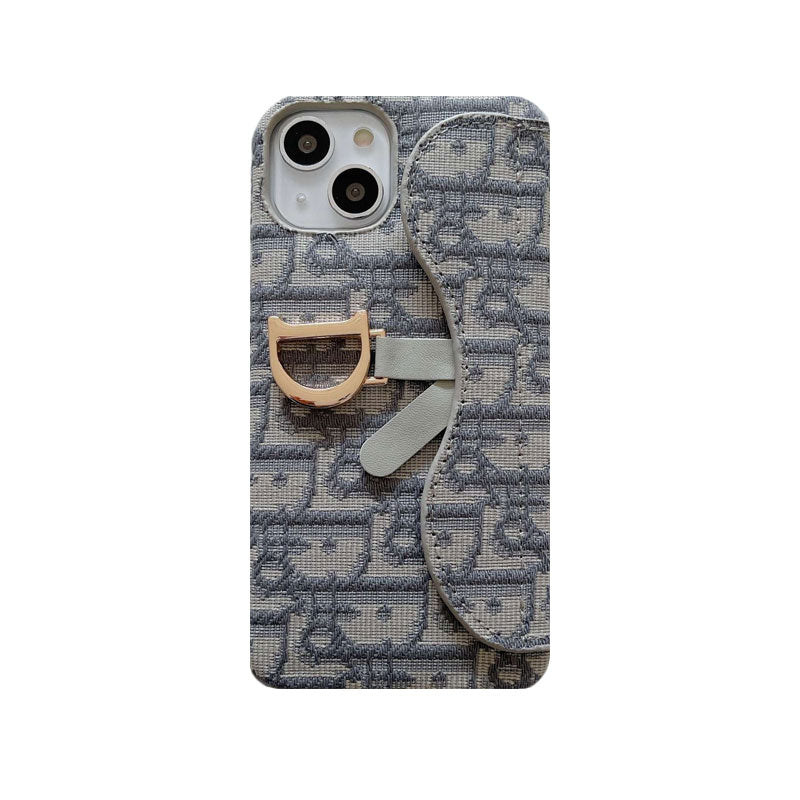 CD iPhone Case With Card Holder Black-BY240112-GTOCASE