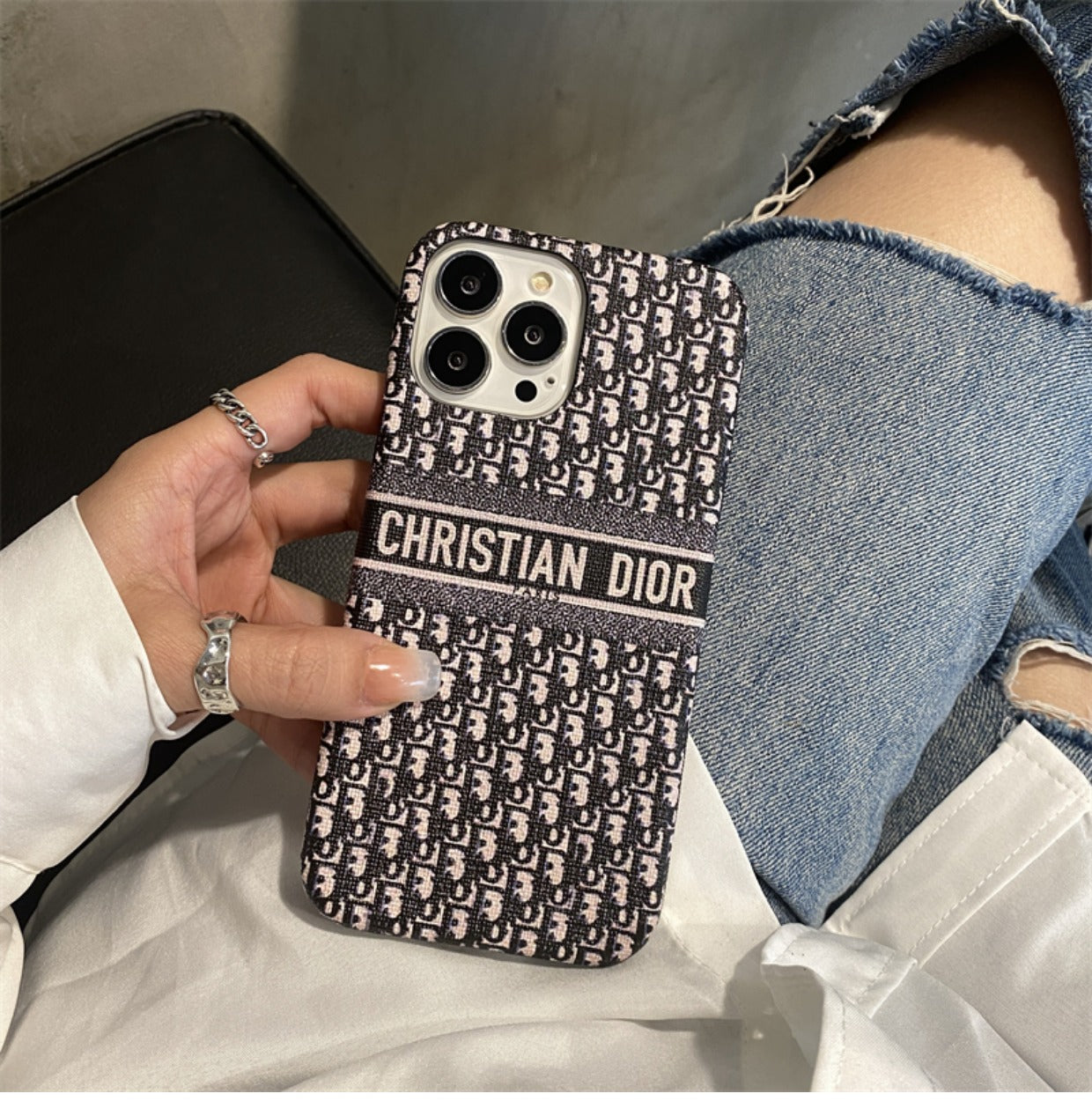 CD iPhone Case  Black -DKK241439-GTOCASE
