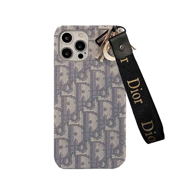 CD iPhone Case With Strap Gray-GS240315-GTOCASE
