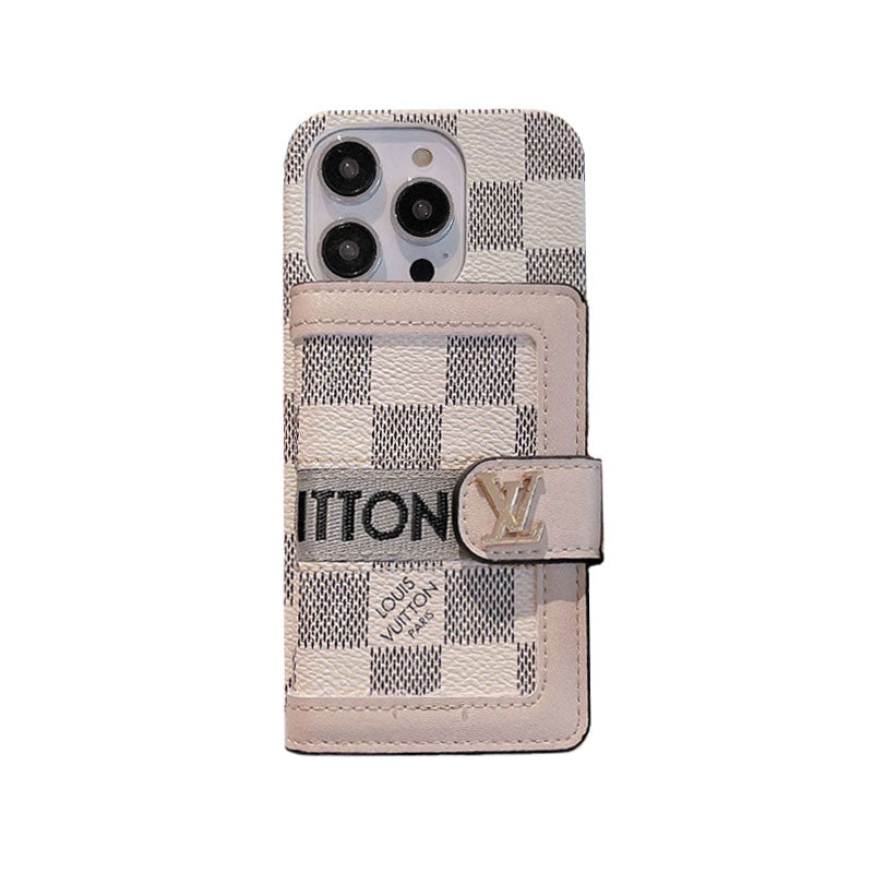 Monogram iPhone Case With Wallet And Crossbody Strap Brown -QB240329-GTOCASE