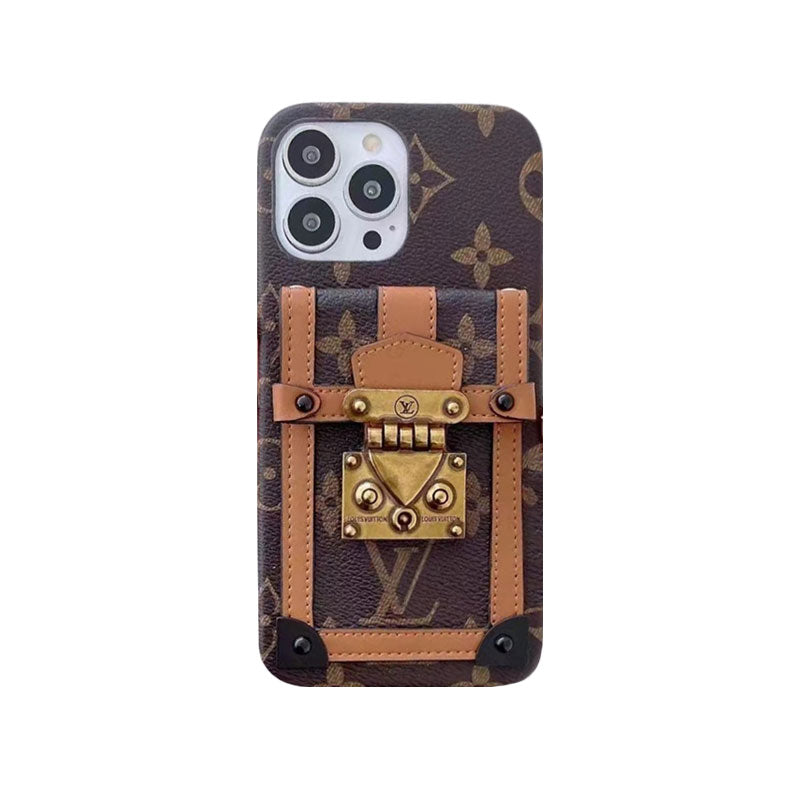 Monogram iPhone Case With Pouch Yellow Printing -MTY241107-GTOCASE