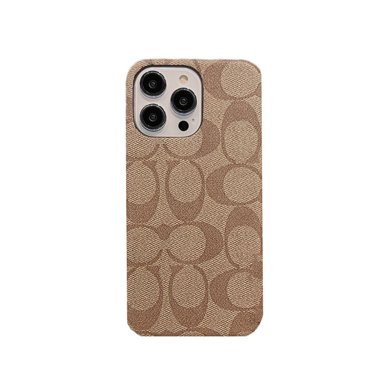 Classic CH  iPhone Case Brown -JDK241426-GTOCASE