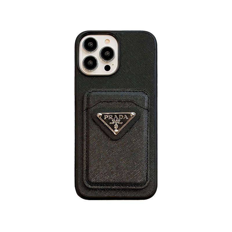 Classic PR iPhone Case With Card Holder White -JDB240403-GTOCASE