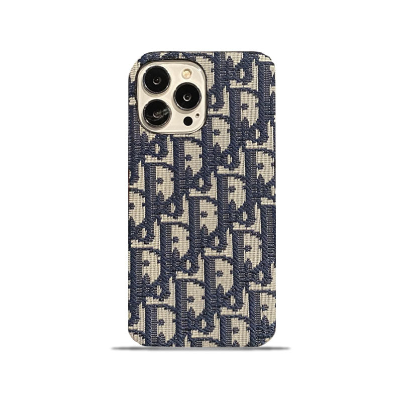 CD iPhone Case Classic Fabric Blue -GDK240315-GTOCASE