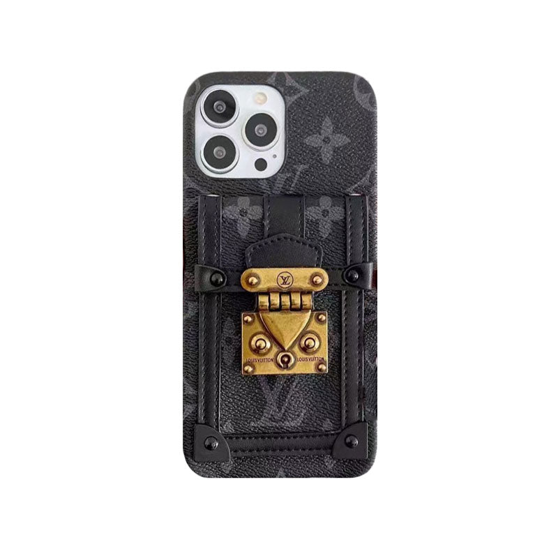Monogram iPhone Case With Pouch Yellow Printing -MTY241107-GTOCASE