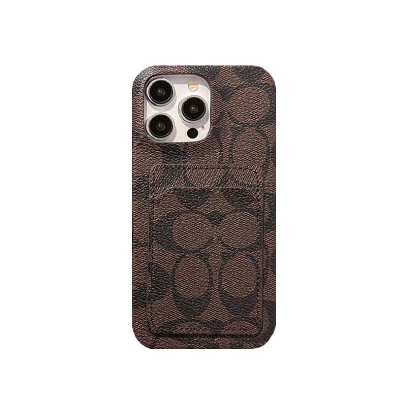 Classic CH   iPhone Case With Card Holder White -JQB240330-GTOCASE