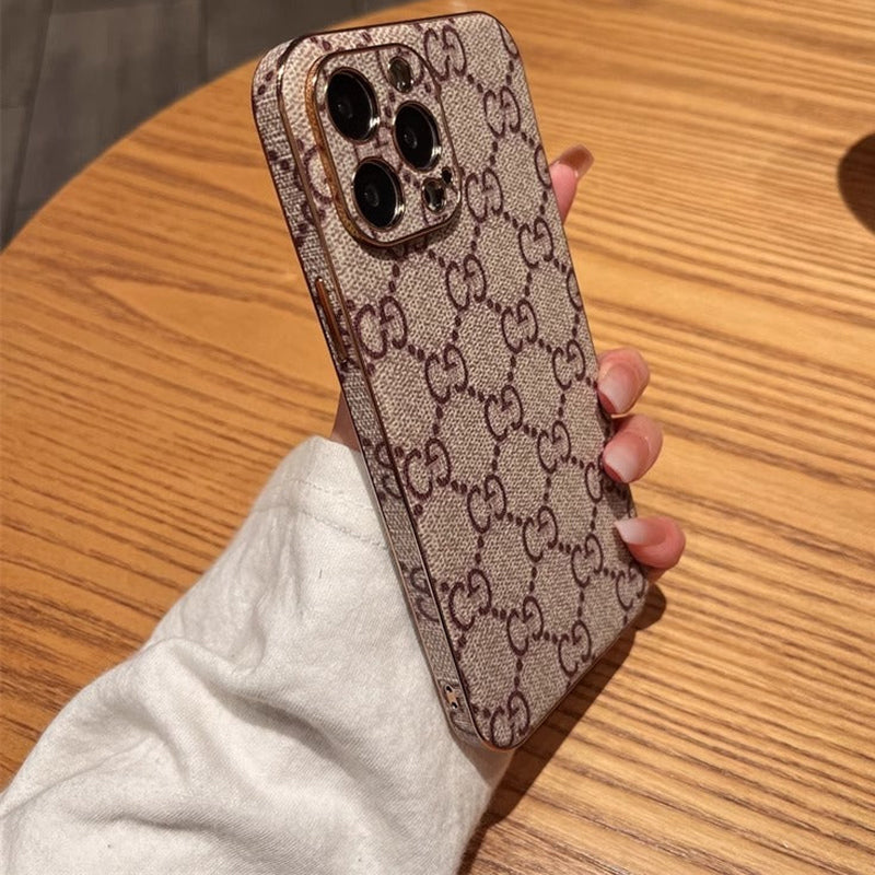 GG iPhone Case Leather