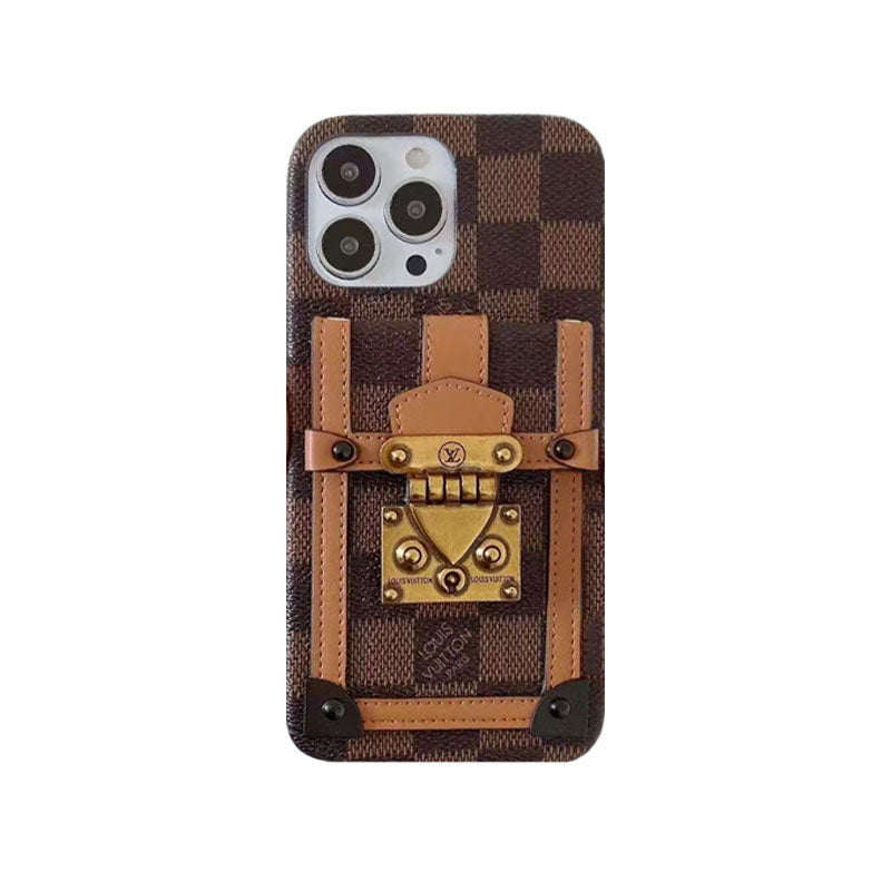 Monogram iPhone Case With Pouch Yellow Printing -MTY241107-GTOCASE
