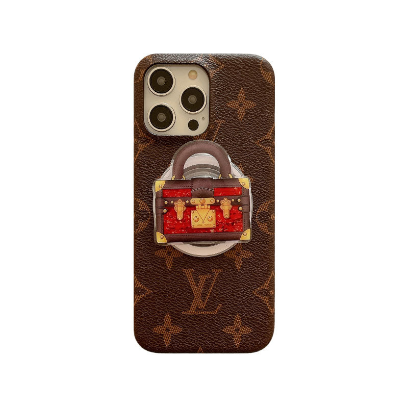 Classic Monogram iPhone Case-Pail Holder（Magsafe）-GTOCASE