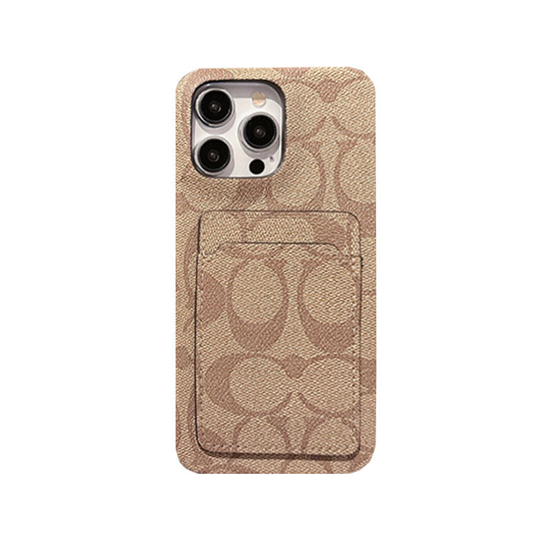 Classic CH   iPhone Case With Card Holder White -JQB240330-GTOCASE