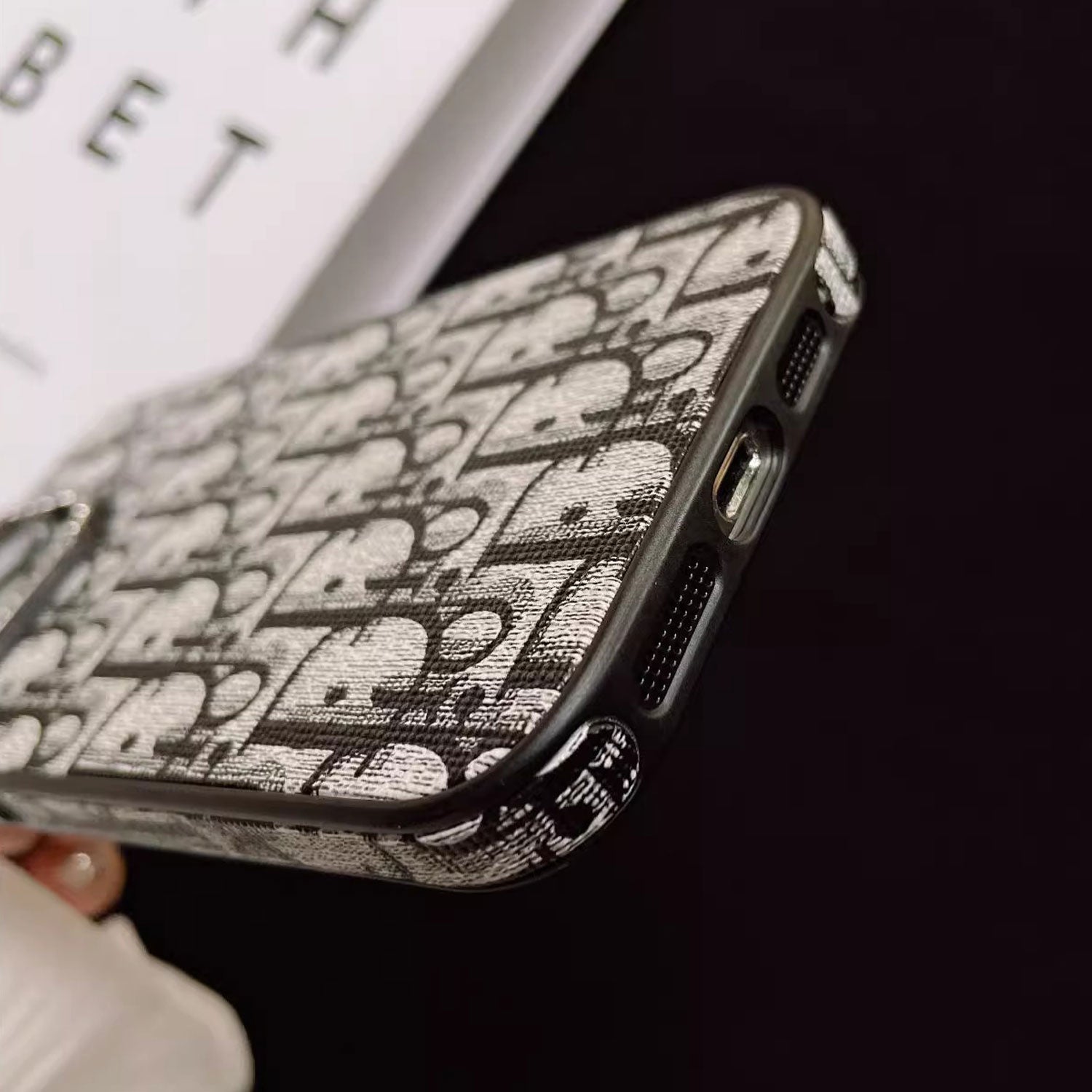 CD iPhone Case With Diamond  -ZSK240513-GTOCASE