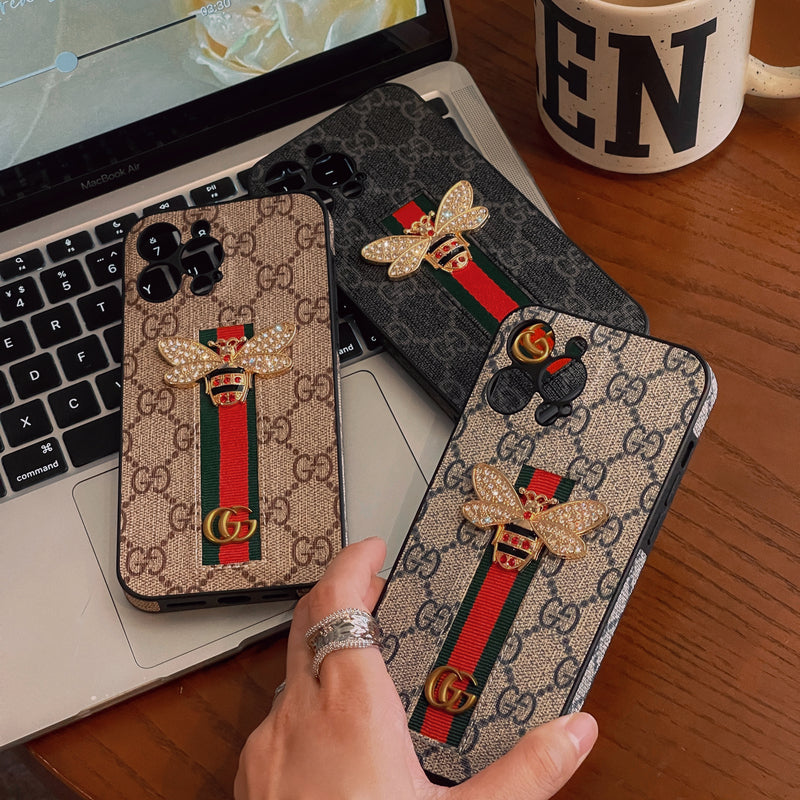 GG iPhone Case With Holder Gray -HDK240330-GTOCASE