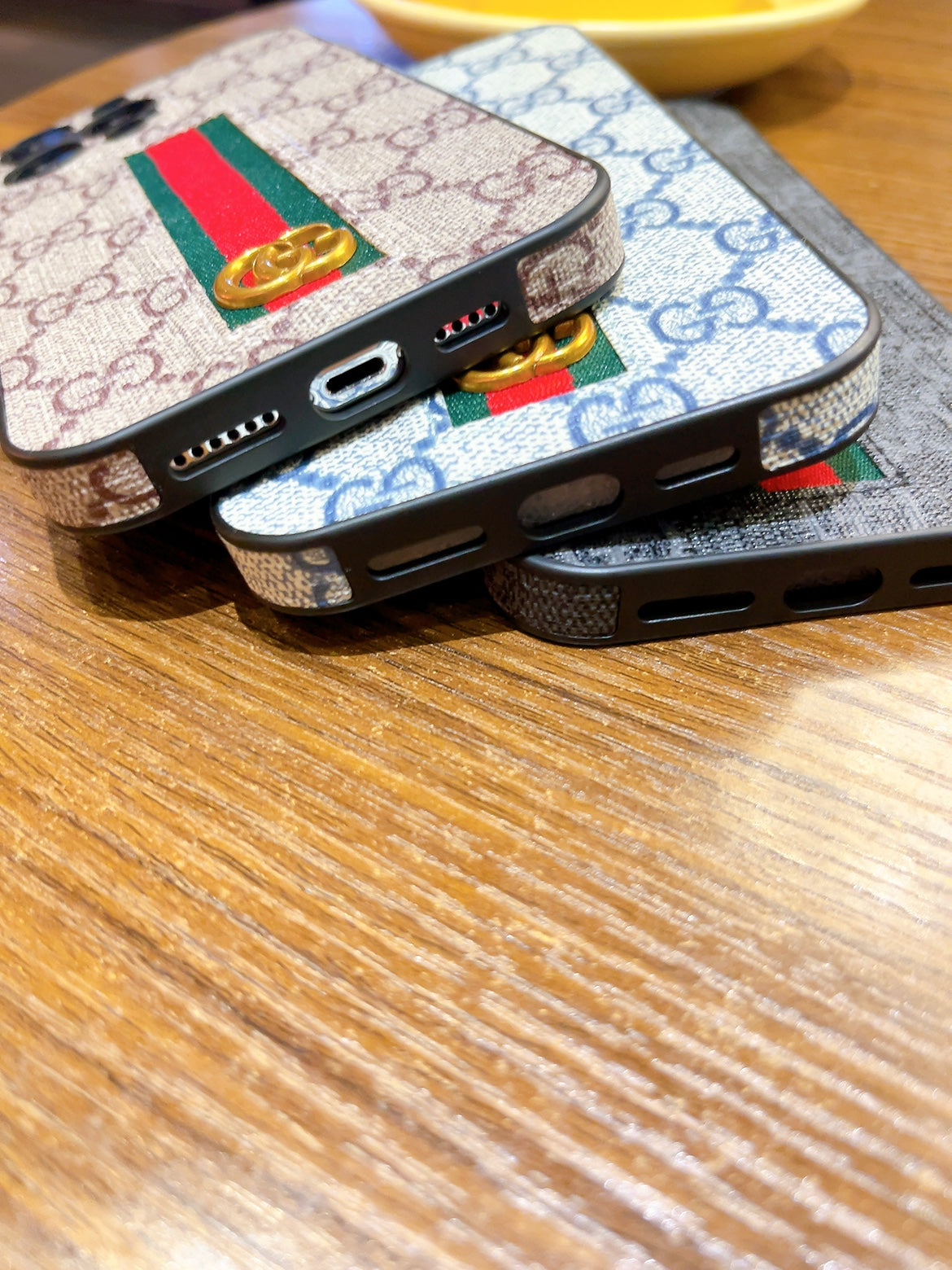 Classic GG iPhone Case Blue -JD240424-GTOCASE